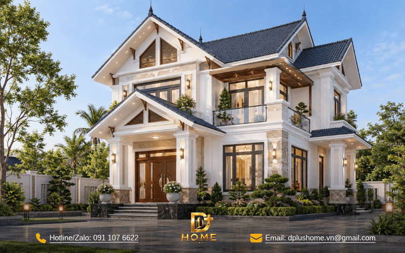 Biệt thự 2 tầng mái Thái