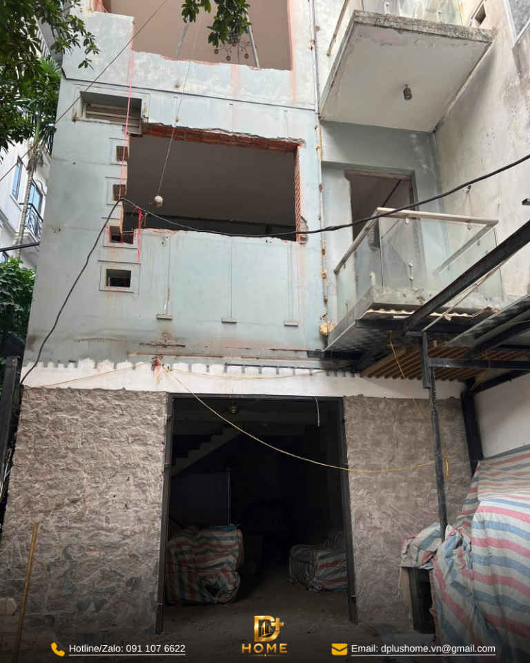 Cải Tạo Nhà Phố 6x15m Trọn Gói Trong Ngõ Nhỏ – Gia Đình Bác Hà (Hà Nội)