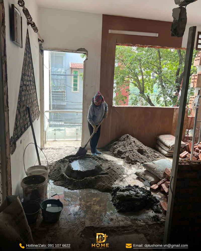 Cải tạo nhà phố 6x15m mặt trong
