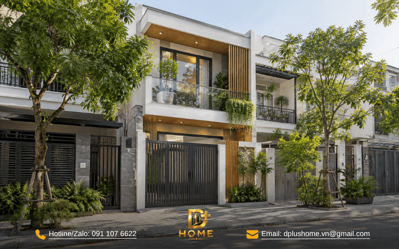 TOP 8 Mẫu Nhà Phố 2 Tầng Đẹp Kèm Gợi Ý Bố Trí Công Năng
