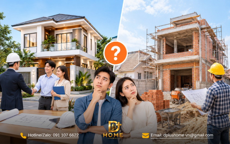 Nên Xây Nhà Trọn Gói Hay Tự Xây (Thuê Nhân Công & Mua Vật Tư)?