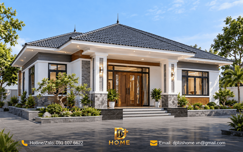 Nhà cấp 4 mái Nhật