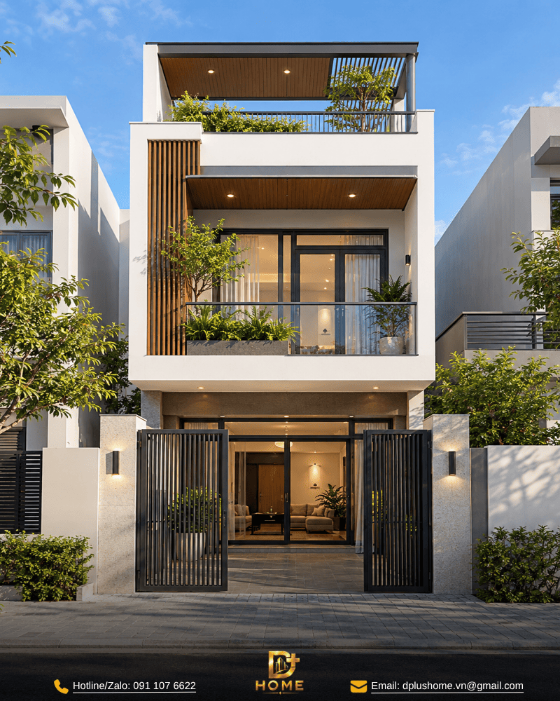 Nhà ống 2 tầng 1 tum 5x15m ưu tiên 3 phòng ngủ 01