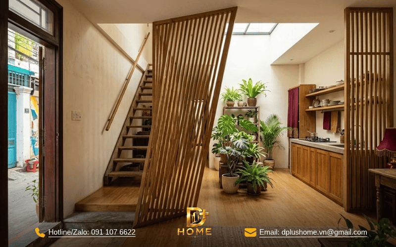 Nhà ống tối giản giải quyết triệt để diện tích hẹp ngang 3