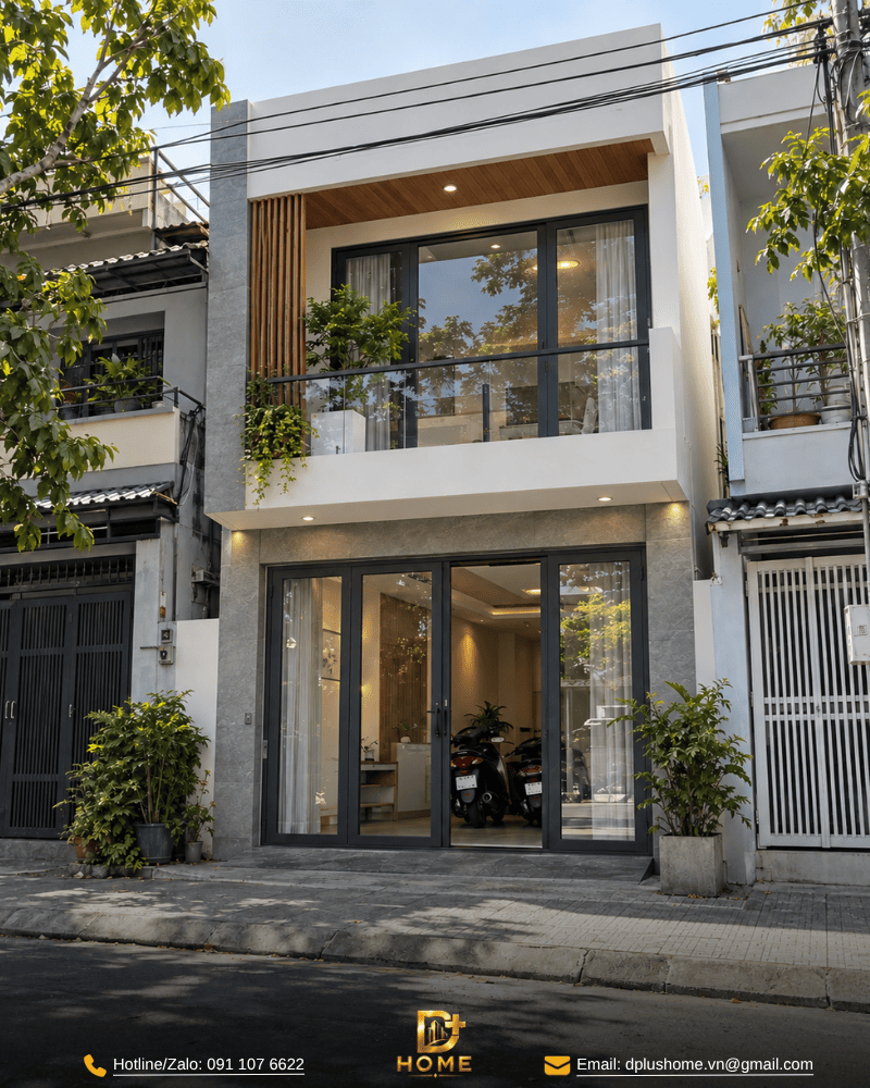 Nhà phố 2 tầng mặt tiền 4m 01