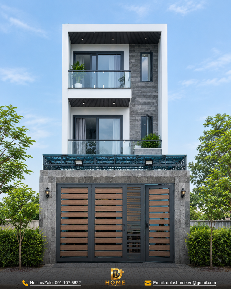 Nhà Phố 3 Tầng Hiện Đại 4x10m Tối Ưu Công Năng – Gia Đình Anh Hải (Hà Nội)