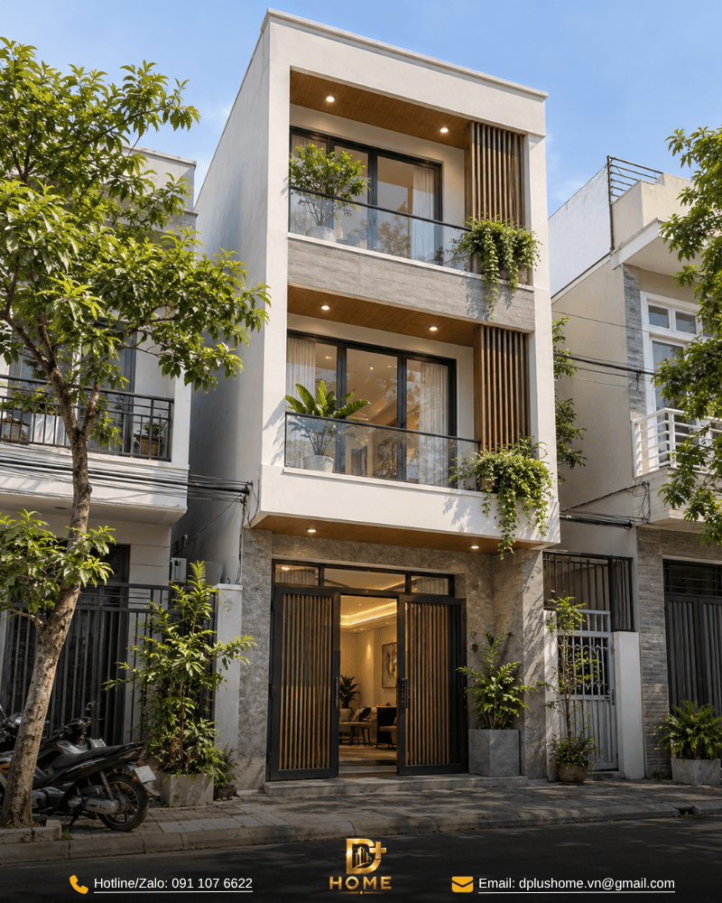 Nhà phố 3 tầng hiện đại mặt tiền 4m 01