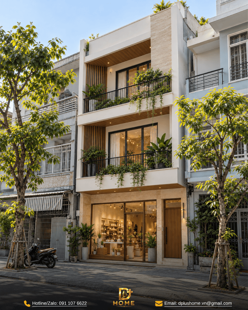 Nhà phố 3 tầng kết hợp kinh doanh 02