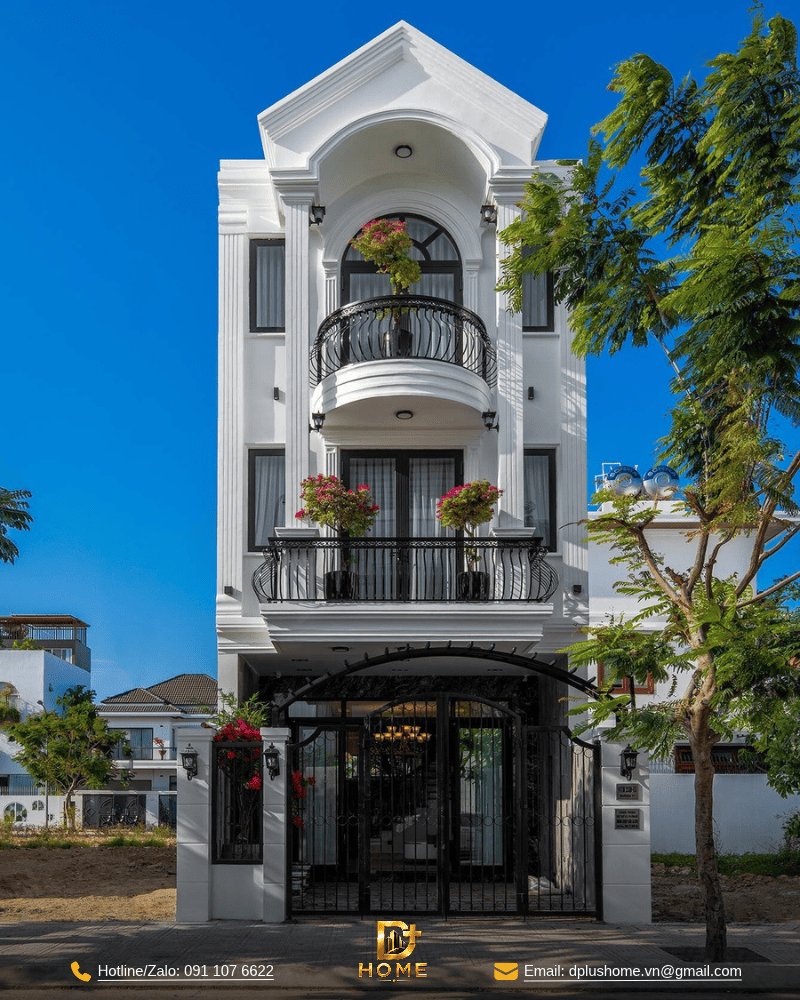 Nhà phố Tân cổ điển tinh gọn và Shophouse kết hợp kinh doanh 2