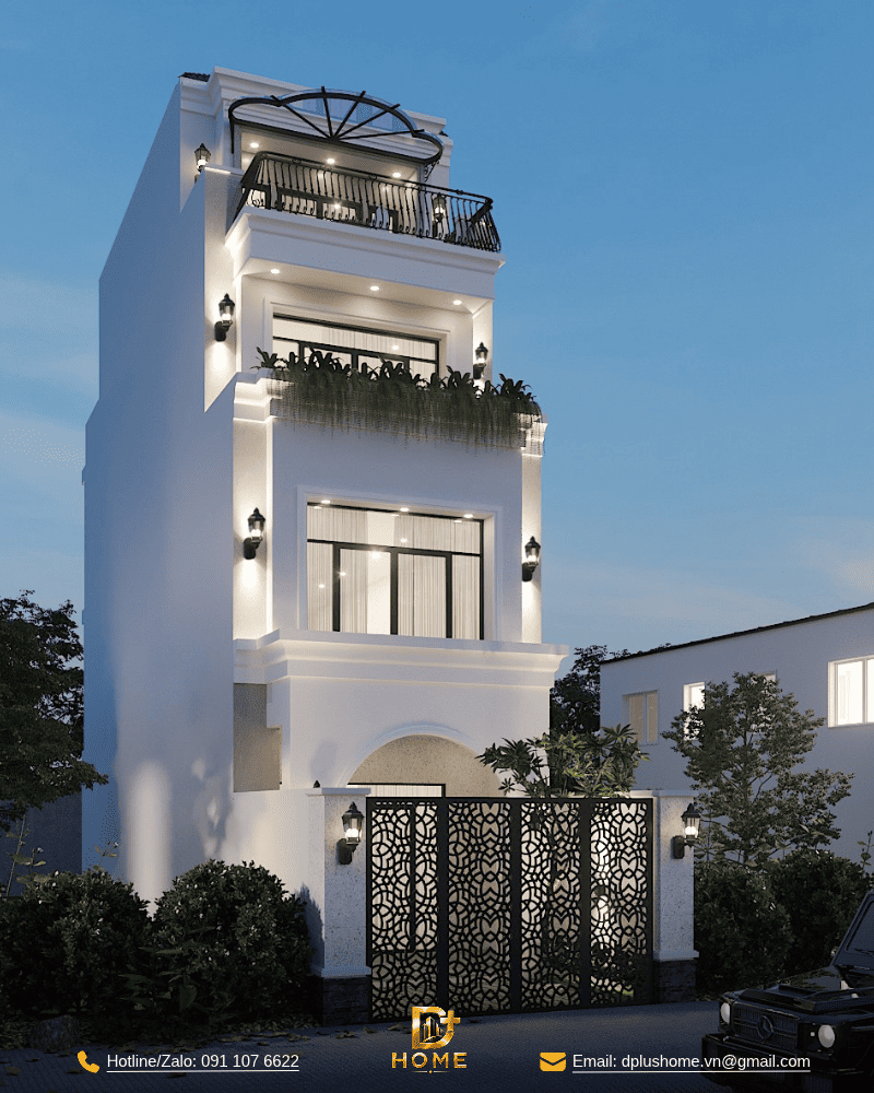 Nhà phố Tân cổ điển tinh gọn và Shophouse kết hợp kinh doanh 3