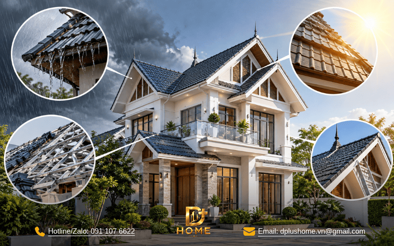 Nhược điểm của nhà mái Thái
