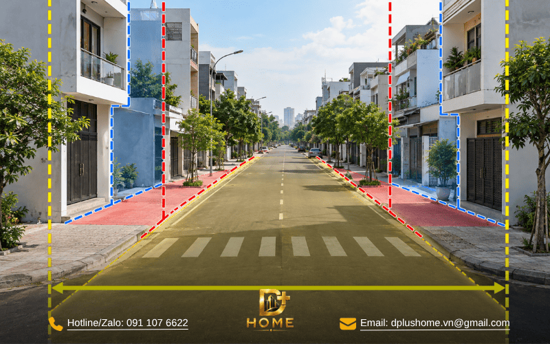 Phân biệt chỉ giới đường đỏ, chỉ giới xây dựng và lộ giới