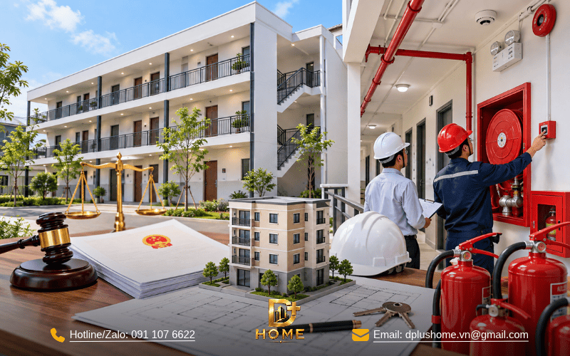 Pháp lý và tiêu chuẩn PCCC khi xây nhà trọ, chung cư mini
